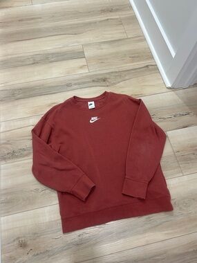 Nike Kids Crewneck Sweatshirt - Brick Red